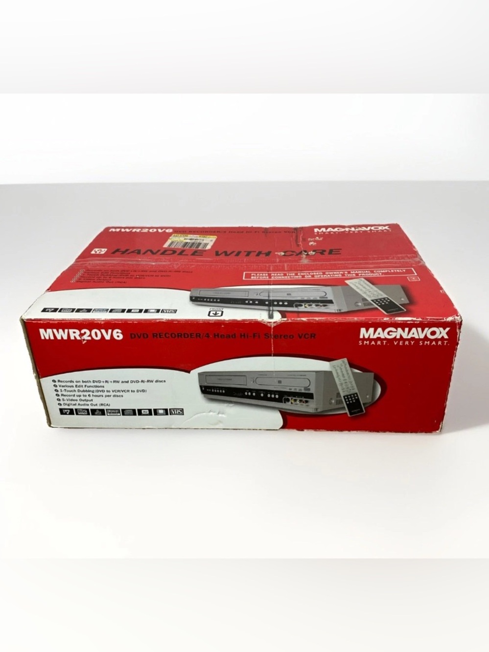 Magnavox MWR20V6 DVD Recorder VHS Player VCR 4 Head HI-FI Stereo NEW